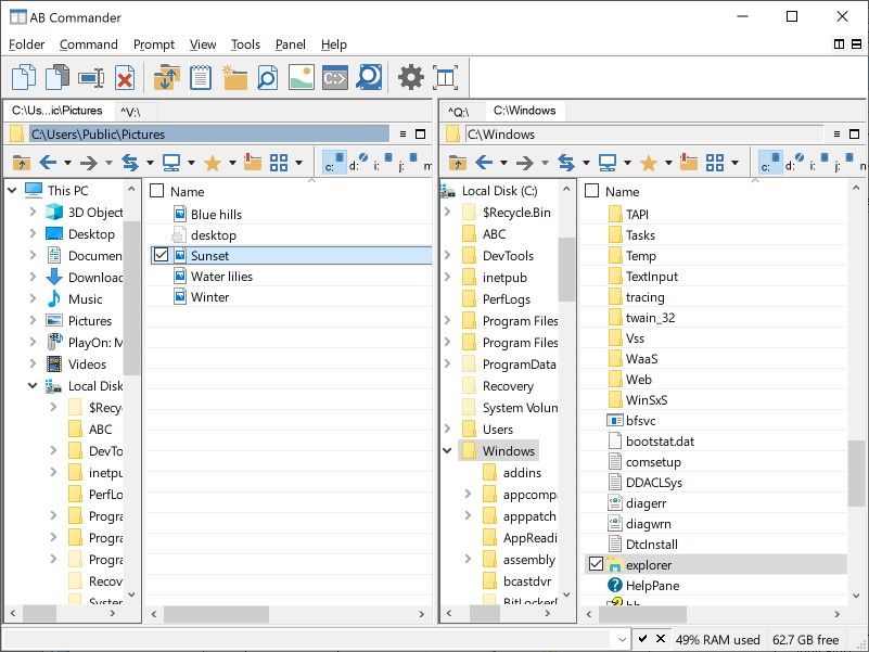 How to set up an external text editor for AB Commander