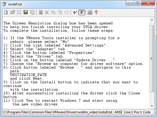 The built-in text editor of AB Commander