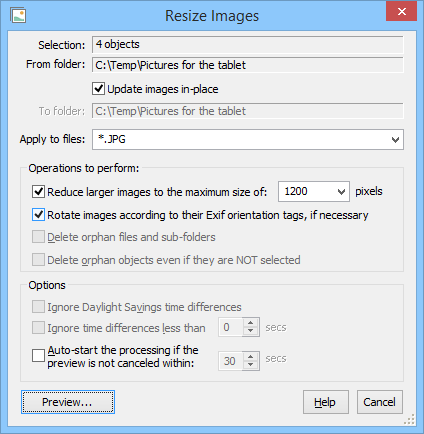 Resizing images in-place in the staging folder
