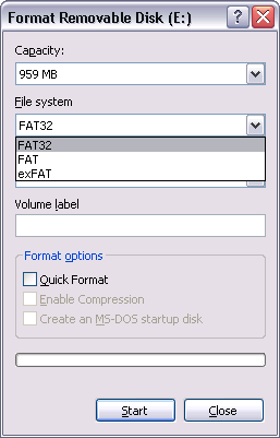 There is no NTFS format option. Why?...