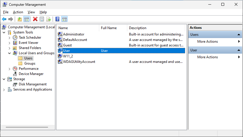 Managing user accounts on Windows Pro