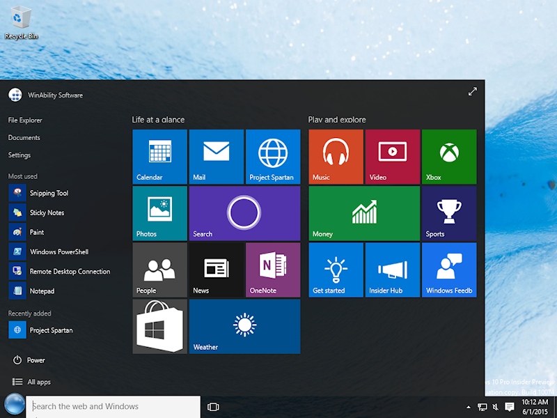 Windows 10 comes with its own Start Menu.